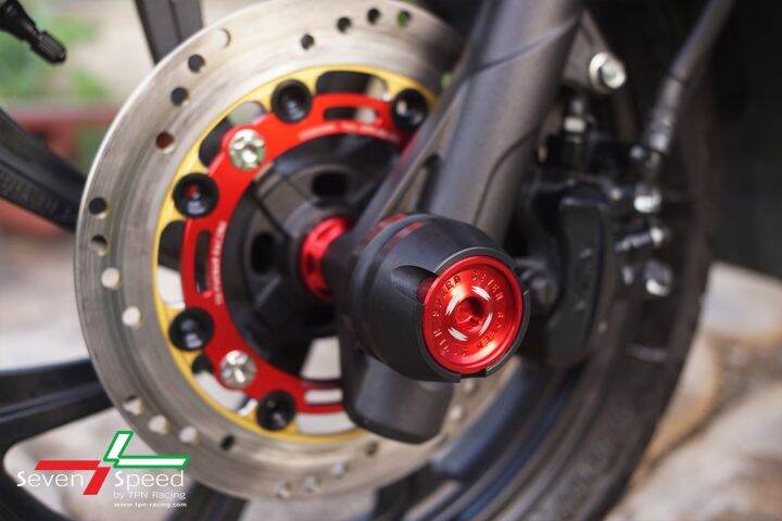 ชุดกันล้มแกนล้อหน้า-sevenspeed-honda-pcx-150