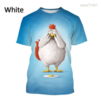 2023 NEW Harajuku Style 3d Chicken Cartoon Printed T-shirt, Fashionable for Men And Women in Summer Size：s-5xl