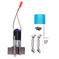 Metal Transmission Gearbox 370 Motor with Drive Shaft Upgrade Accessories for WPL C14 C24 B24 B36 MN D90 MN99S RC Car