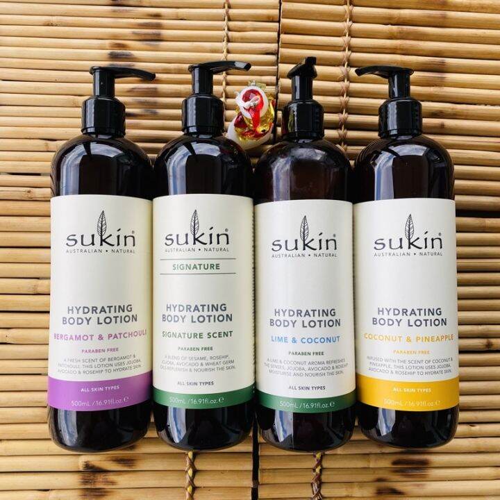 SUKIN Hydrating Body Lotion. 500ml. Au Made. Natural Ingredient