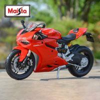 [AhQ ornaments] Maisto 1/12 Ducati 1199 Panigale รถจักรยานยนต์ของเล่นรถคอลเลกชัน Autobike Shork Absorber Off Road Autocycle ของเล่นรถ