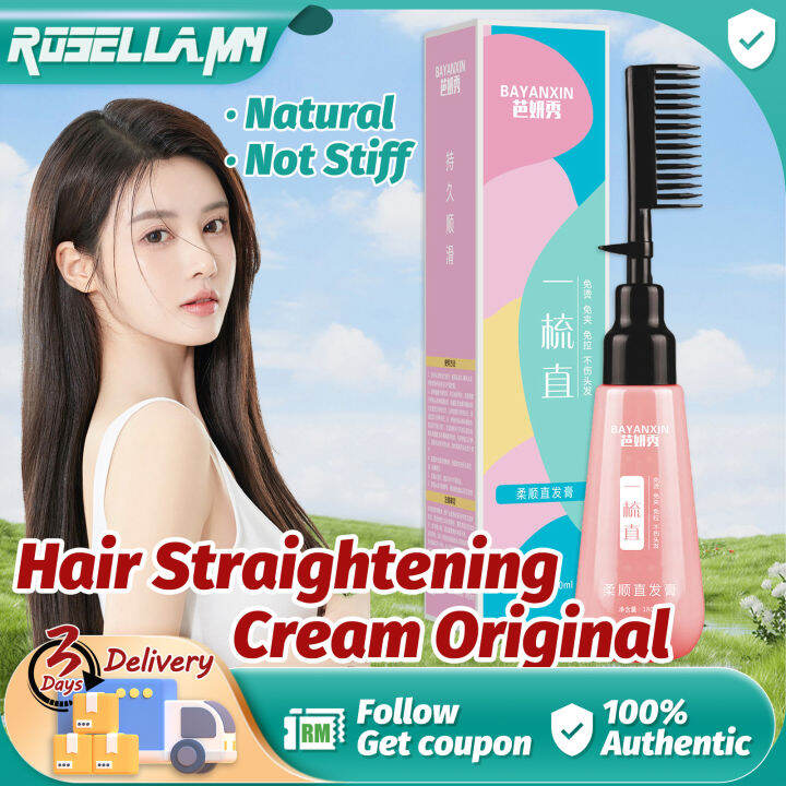 Hair Rebonding Straightening Cream Set Original Softener Hair Cream