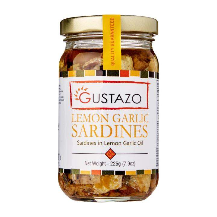 Gustazo Lemon Garlic Sardines 225G | Lazada Singapore