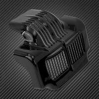 Motorcycle Stock Oil Cooler Cover ABS BlackChrome For Harley Touring Electra Street Glide Trike Road King FLHT FLHX 2011-2015