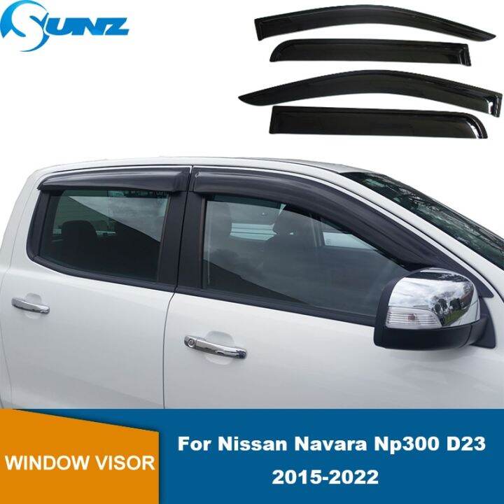 Window Visor For Nissan Navara Frontier NP300 D23 2015 2016 2017 2018 ...