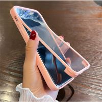 【คุณภาพสูง】iPhone 13 Pro Max ❌พร้อมส่ง❌ เคสประกบ 360 องศา Case iPhone 12 11 Pro max X XS Max XR 7 plus 8plus/Se 2020 360° Full Cover Soft Silicone Phone Case เคสซิลิโคน เคสโทรศัพท์มือถือ