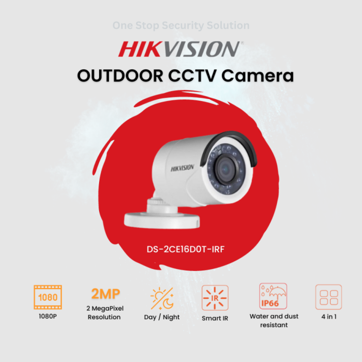 SG LOCAL HIKVISION OUTDOOR CCTV Camera - [ DS-2CE16D0T-IRF] [DS ...