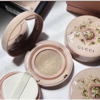 รองพื้น คุชชั่น กันแดด Gucci Beauty Cushion de Beaute Foundation Flawless Coverage Moisturizing SPF20 #02 #01 exp2024คุชชั่นบางเบาและมีกันแดดพร้อมปกปิด .