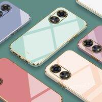 เคสสำหรับ OPPO A58 4G OPPOA58เคสโทรศัพท์ TPU 58 2023ฝาหลังเคสกันกระแทกมือถือชุบหรูหราขอบตรงอ่อนนุ่มยืดหยุ่นทั้งหมดรวม