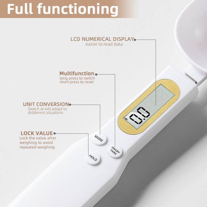 hot-k-ตาชั่งช้อนแบบพกพาจอ-lcd-เครื่องชั่งในครัวแบบดิจิตอลหนัก500ก-0-1ก-ช้อนอิเล็กทรอนิกส์วัดช้อนกรัมอบอุปกรณ์เสริม