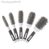 Heat Conduction Air Aluminum Tube Ceramic Rolling Comb Professional Styling Hair Comb Salon Straight Curling Comb