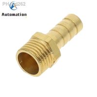 Hose Barb 4 25mm Male Thread 1/8 1/4 3/8 1/2 Copper Barbed Fitting Coupler Connector Adapter For Fuel Gas Water Hose Oil