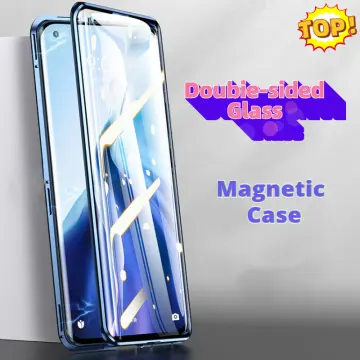 Magnetic Case for Realme 11 Pro Plus C25Y Metal Frame Double-sided