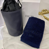 Dior Serviette Et Pochon Towel  Pouch เซ็ตกระเป๋า + ผ้าเช็ดหน้า