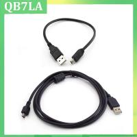 QB7LA 0.3M 5M Usb Male To Mini 5P Usb Power Charging Data Cable Charger Line T Port Connectors For Extend Car Dvr Digital Camera Wire