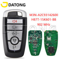 Datong World รถรีโมทคอนล Key Fit สำหรับ Ford Edge Fusion Expedition Explorer Mustang M3N-A2C93142600 ID49 902MHz Keyless Go