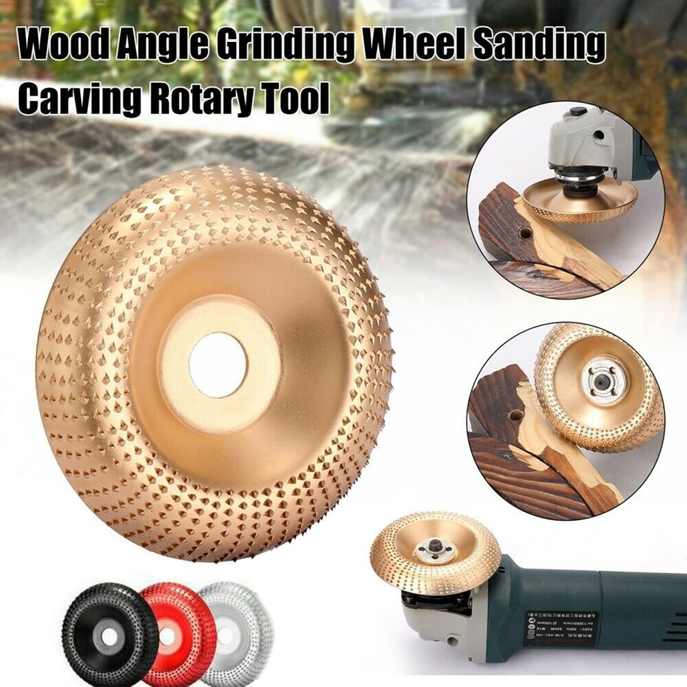 Carbide Wood Sanding Shaping Carving Disc For Angle Grinder Grind Wheel Kit New 