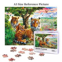 Hidden Tigers Wooden Jigsaw Puzzle 500 Pieces Educational Toy Painting Art Decor Decompression toys 500pcs