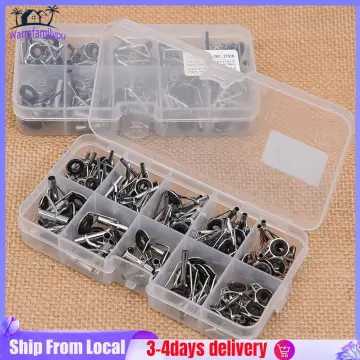 8/80Pcs Black Top Tip Guide For Spinning Casting Fishing Rod