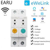 Emelink 2P Pemutus Sirkuit WIFI Meteran Energi Kwh Sakelar Pengatur Waktu รีเลย์โวลต์มิเตอร์ Lindan Kungocoran Arus RCCB Rclimitter