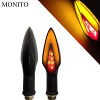 Motorcycle Turn Signal Light LED Indicators Tail Flashers Amber/Red Lamp For YAMAHA mt07 mt09 fz07 fz09 mt/fz 07 09 mt10 xsr 700