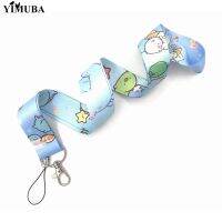 [HOT HUIQKKJKUIO 556] แฟชั่นมุมสิ่งมีชีวิต Lanyards พวงกุญแจญี่ปุ่น Sumikko Gurashi สัตว์การ์ตูนพิมพ์แขวนเชือกบาศโทรศัพท์มือถือสายคล้องคอ