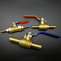 4mm 6mm 8mm 10mm 12mm 14mm 16mm 19mm 25mm Hose Barb Two Way Brass Shut Off Ball Valve For Fuel Gas Water Oil Air Plumbing Valves