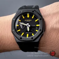 G-Shock Luxury Street AP Customized Yellow Black Spider Rubber Strap