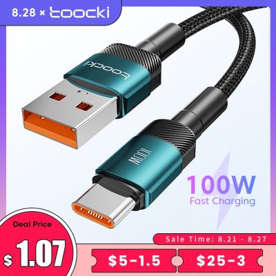Chaunceybi Toocki 7A USB Type C สำหรับ100W/66W สายชาร์จข้อมูล Poco Oneplus
