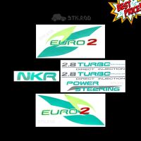 (ขายเป็นชุด) สติ๊กเกอร์ ติดแผงหน้า ติดประตู EURO2 NKR 2.8 TURBO DIRECT INJECTION POWER STEERING ISUZU NKR STICKER #สติ๊กเกอร์ติดรถ  #สติ๊กเกอร์ติดรถ ญี่ปุ่น  #สติ๊กเกอร์ติดรถยนต์ ซิ่ง  #สติ๊กเกอร์ติดรถยนต์ 3m