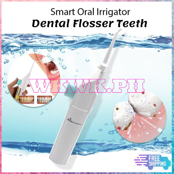 Portable Manual Oral Irrigator Dental Crown Cleaning Tool Mouth Washing