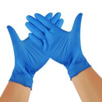 100pcs Disposable Gloves Latex Nitrile Rubber Gloves Kitchen Dishwashing Work Garden Gloves Left And Right Hand Gloves #P12