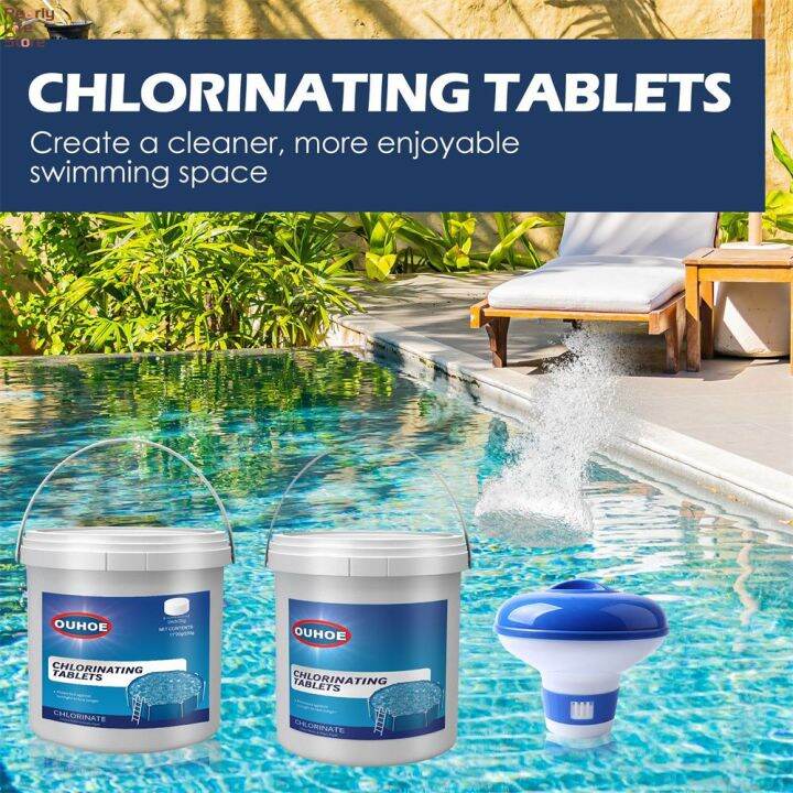 Pearly Life Ouhao Pool Effervescent Tablets Water Quality Clear ...