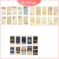 SHUIXINGZ สติ๊กเกอร์ตกแต่งผนังกระดาษแนววินเทจหลากสีกระดาษศิลปะกระดาษเพื่อความสวยงาม DIY