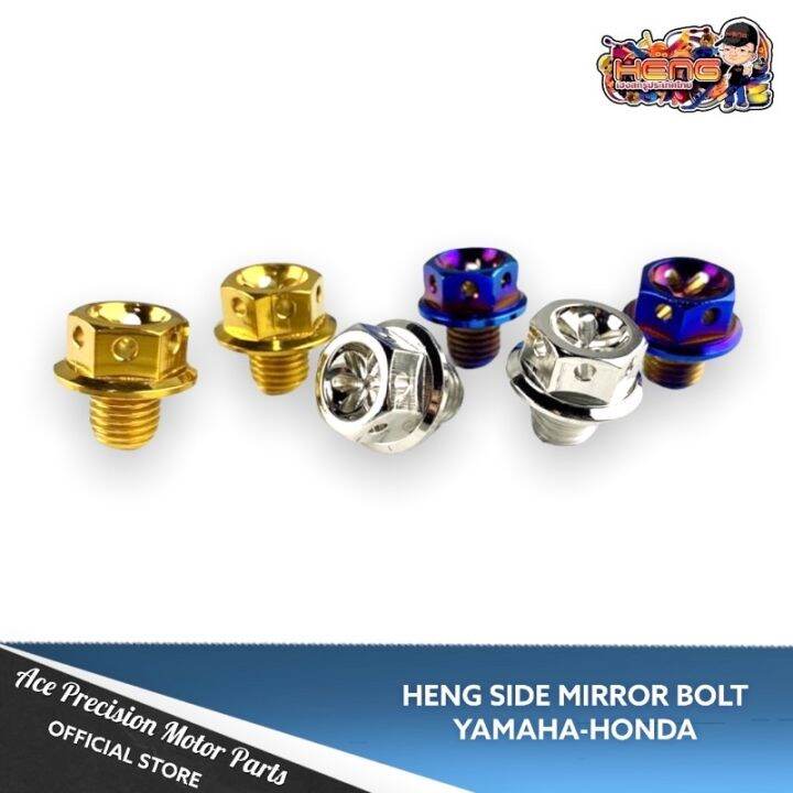 HOtqenmf43 HENG SIDE MIRROR BOLT [PAIR] Lazada PH