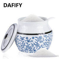 ขวดเครื่องเทศเซรามิก DAFIFY พร้อมฝาปิดภาชนะโถใส่เครื่องปรุงโบโฮสไตล์8.8ออนซ์ชามภาชนะใส่น้ำตาลพอร์ซเลนหม้ออาหาร