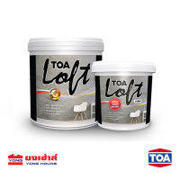 TOA LOFT ทาได้ทั้งภายใน/ภายนอก ปูนฉาบขัดมันสำเร็จรูป 10กก. น้ำยาเคลือบใสปูนลอฟท์ 3กก. ทีโอเอ ลอฟท์ ปูน ปูนเปลือย สูตรน้ำ