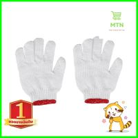 ถุงมือทอทั่วไป FITT #4 สีขาวMULTI-PURPOSE GLOVES FITT #4 WHITE **ขายดีที่สุด**