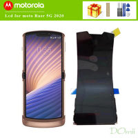 6.2 "100% ต้นฉบับใหม่สำหรับ Motorola Moto Razr 5G 2020ชิ้นส่วนจอสัมผัสแอลซีดีของเครื่องแปลงดิจิทัล2.7" สำหรับ Moto Razr 5G จอ LCD ขนาดเล็ก