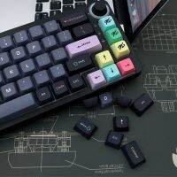 GMK Dracula 133คีย์ XDA โปรไฟล์ PBT ปุ่มกดย้อมย่อยภาษาอังกฤษปุ่มกดที่กำหนดเองสำหรับแป้นพิมพ์กลเล่นเกมสีดำ61646875