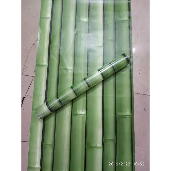 BAMBOO GREEN WALLPAPER STICKER DESIGN 10METERS*45CM Lazada PH