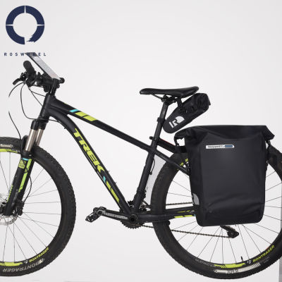 Roswheel Dry Series Full Waterproof Bike Bicycle Cycling Saddle Bag Pannier Bag Rear Seat Handlebar Bag Trunk Phone Case Holder