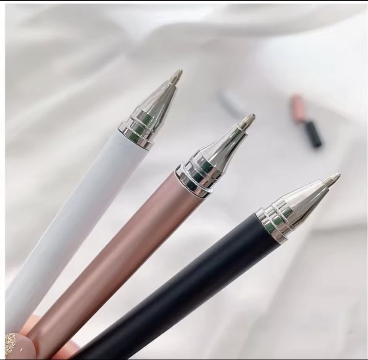 ปากกา-สไตลัส-stylus-2-in-1-สไตลัส-ปากกาเขียนวาดหน้าจอ-แต่งรูป-ทัชสกรีน-ปากกาทัชสกรีนสำหรับทุกรุ่น-ไม่ต้องชาร์จแบต-ใช้สะดวก