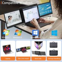 OFIYAA ตัวขยายหน้าจอแล็ปท็อป P2 S จอภาพแบบพกพา12นิ้ว,ตัวขยายหน้าจอแล็ปท็อป1080P Hd ประเภท C SwitchPS5หน้าจอเกมพิกเซลจอแสดงผลสามตัวใช้ได้กับ13.3ถึง16.5นิ้วสำหรับ Windows และ Mac OS แค่ต้องการการเชื่อมต่อด้วยสายเดียว