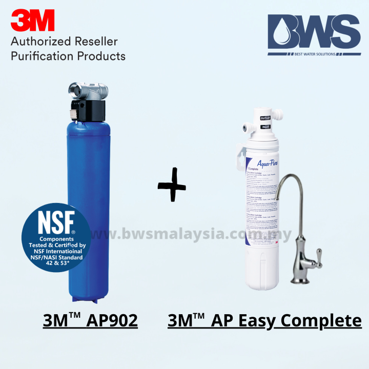 3M AP902 Outdoor Water Filter Package with 3M AP Easy Complete Indoor