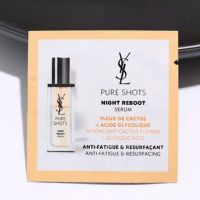 YSL PURE SHOTS NIGHT REBOOT SERUM แบบซอง 1ml.