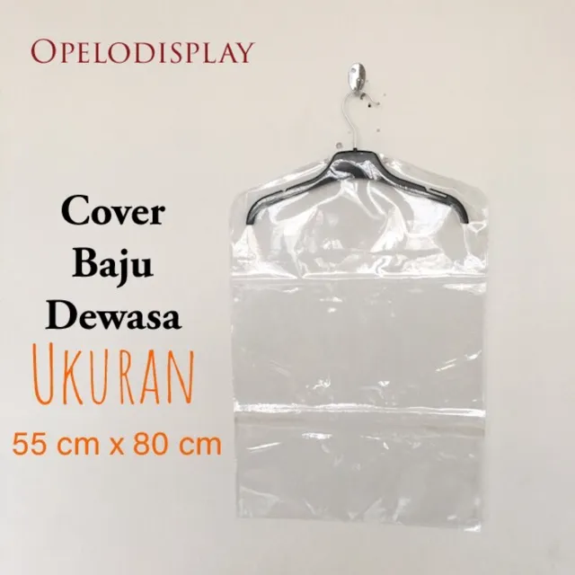 Mika Plastik 55 X 80 Pelindung Baju Cover Baju Dewasa Per 12 Pcs Lazada Indonesia 9303