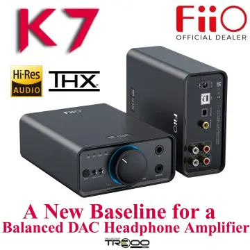 Fiio R7 Desktop High-Resolution Transmitter, Decoder & Headphone Amplifier  (White), Fiio Singapore