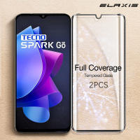 ELAXIS Tecno Spark Go 2023 /Infinix Smart 7ปกป้องหน้าจอคลุมทั้งหมดชัดเจนแบบ HD ความแข็ง9H ฟิล์มแก้วกันรอยขีดข่วน