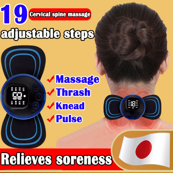 Intelligent Shoulder & Neck Massage Patch, Portable Mini Electric